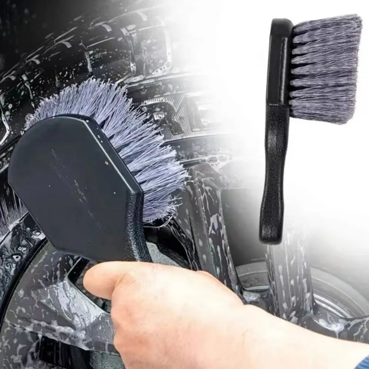 자동차 휠 세척 브러쉬 디테일 브러쉬 짧은 손잡이 타이 - Detailing Brush Set 리뷰 및 가격