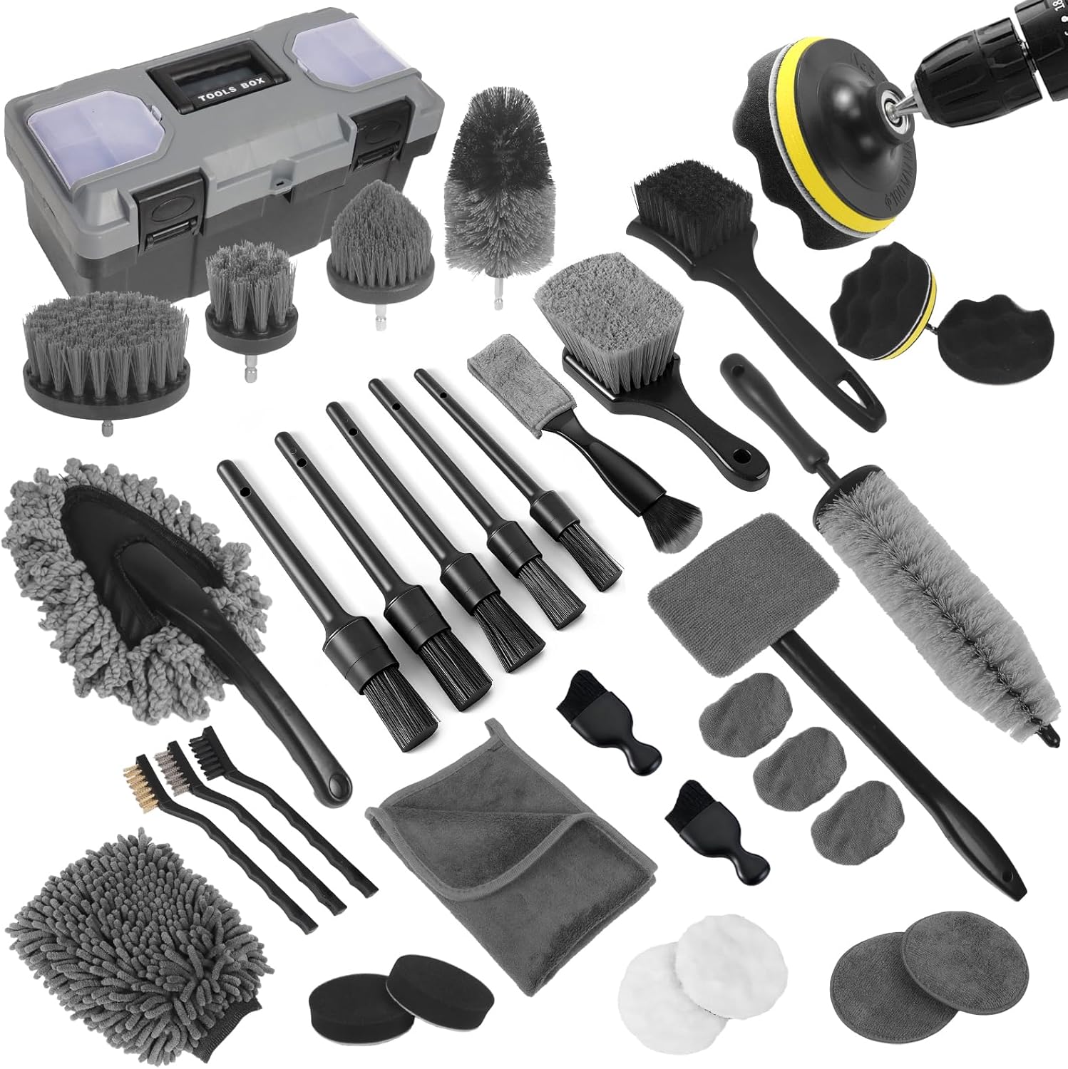 자동차 디테일링 키트, 36종 전문 자동차 내외부 휠  - Interior Detailing Kit 리뷰 및 가격