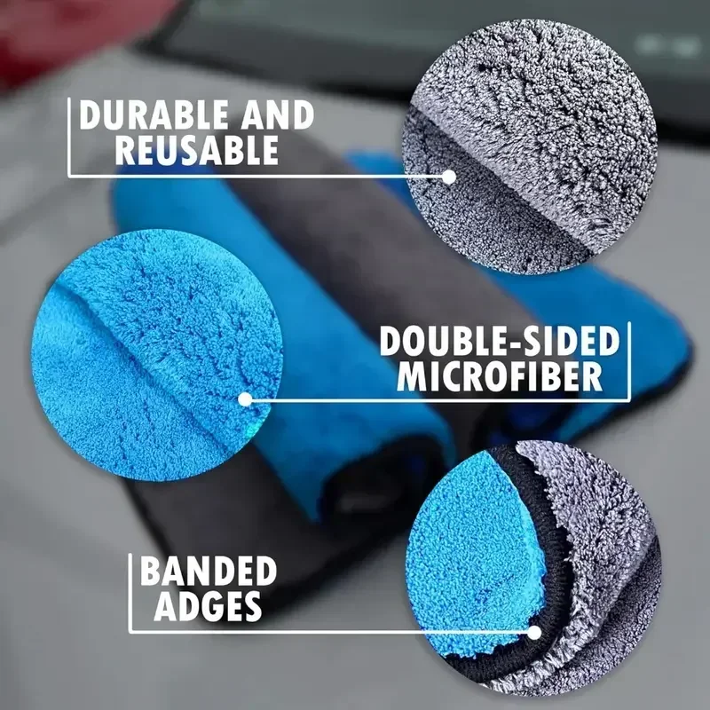 극세사 청소 타월 초부드러운 고흡수성 자동차 청소 천  - Microfiber Towel Detailing 리뷰 및 가격