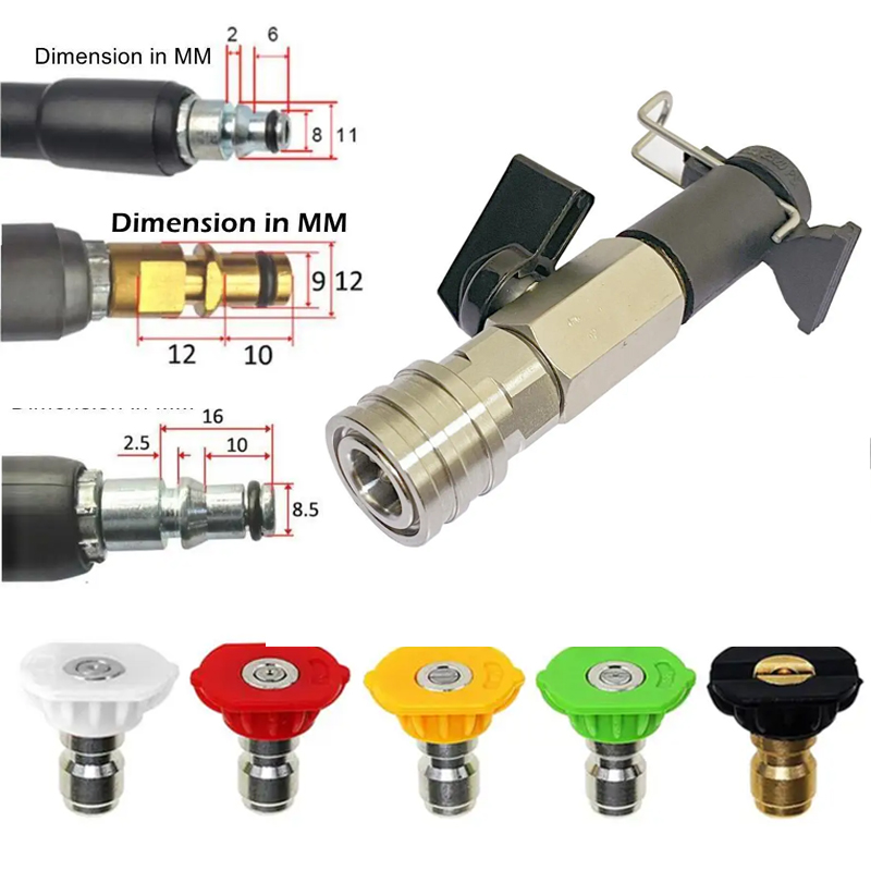 1/4인치 퀵 커넥트 고압 세척 볼 밸브 키트, 케르처 - Pressure Washer Foam Gun 리뷰 및 가격